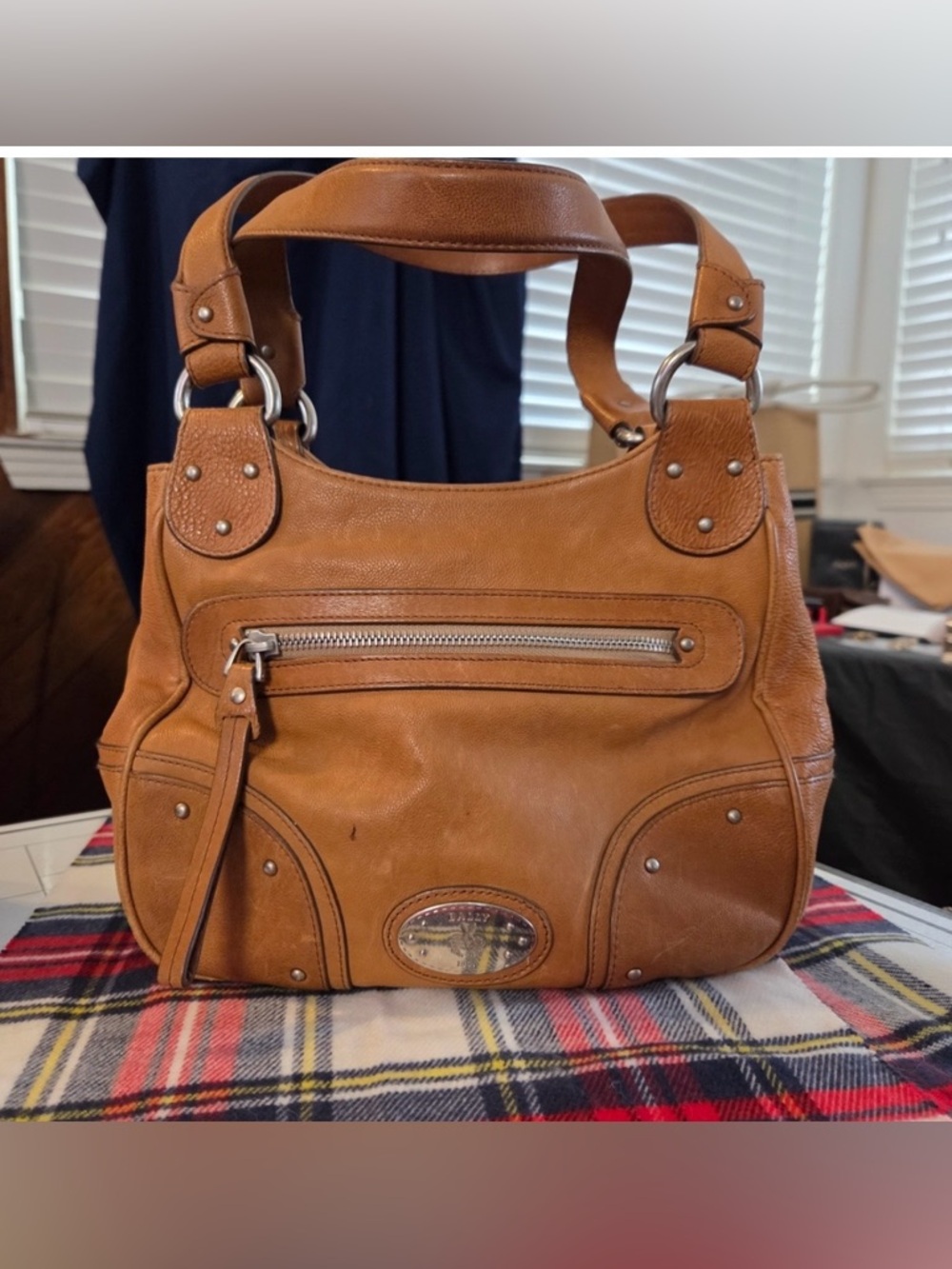 Bally Vintage Y2K Leather Handbag